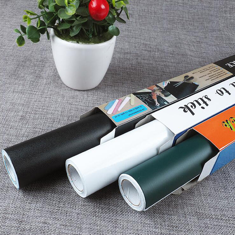 Autocollant Mural Tableau Noir en Vinyle - Ardoise Effaçable Réutilisable