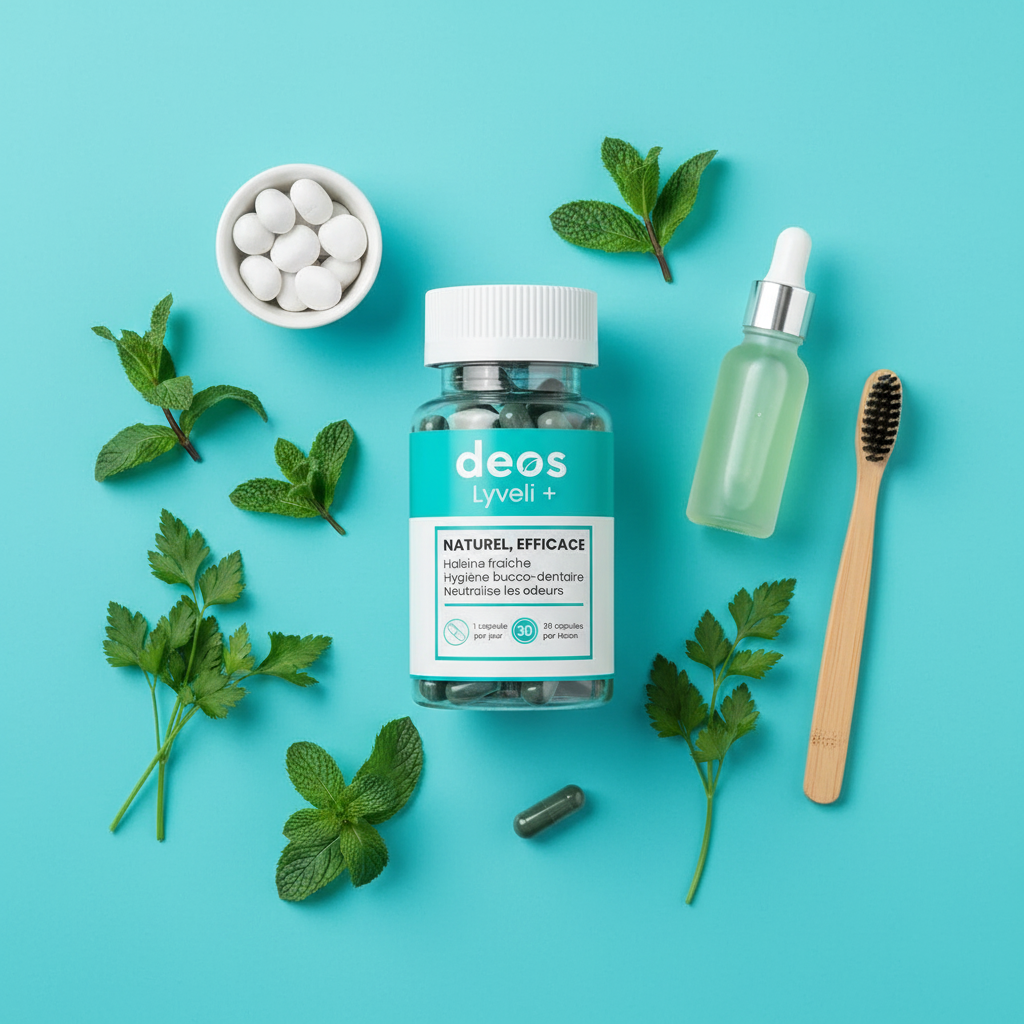 Flat lay DEOS Lyveli+