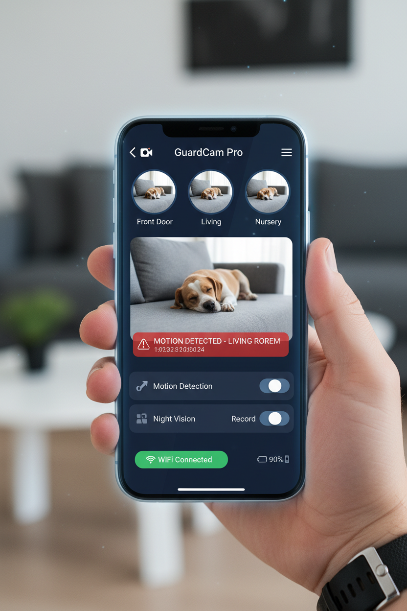 Application mobile de surveillance en temps réel